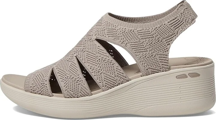 SKECHERS Pier-Lite - Memory Maker Women's Shoes Taupe : 10 B - Medium, Synthetic - Image 5