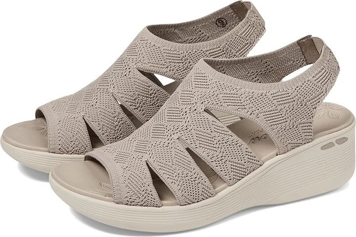 SKECHERS Pier-Lite - Memory Maker Women's Shoes Taupe : 10 B - Medium, Synthetic