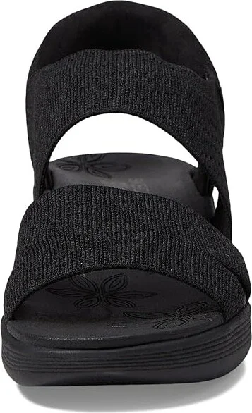 SKECHERS Pier-Lite - Slip On By - Hands Free Slip-Ins Women's Shoes Black/Black : 9 B - Medium, Rubber/Synthetic - Image 2