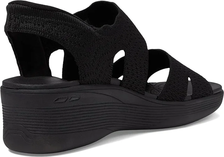 SKECHERS Pier-Lite - Slip On By - Hands Free Slip-Ins Women's Shoes Black/Black : 9 B - Medium, Rubber/Synthetic - Image 4