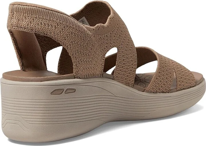 SKECHERS Pier-Lite - Slip On By - Hands Free Slip-Ins Women's Shoes Mocha : 7.5 B - Medium, Rubber/Synthetic - Image 4