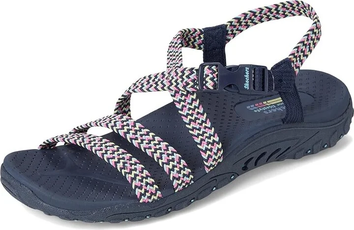 SKECHERS Reggae - Adore You Women's Sandals Navy/Multi : 7.5 B - Medium - Image 5