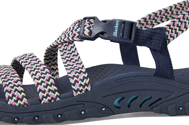 SKECHERS Reggae - Adore You Women's Sandals Navy/Multi : 7.5 B - Medium - Image 7