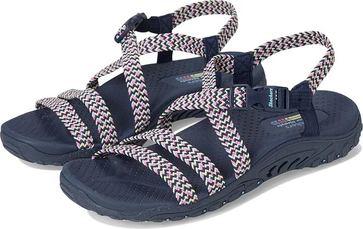 SKECHERS Reggae - Adore You Women's Sandals Navy/Multi : 7.5 B - Medium