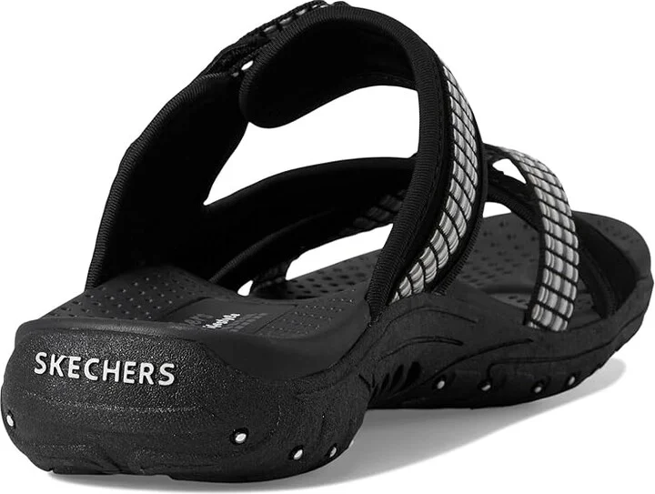 SKECHERS Reggae - Color-Full Women's Sandals Black : 5 B - Medium, Leather/Textile - Image 4