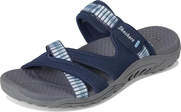 SKECHERS Reggae - Color-Full Women's Sandals Navy : 7.5 B - Medium, Leather/Textile - Image 5