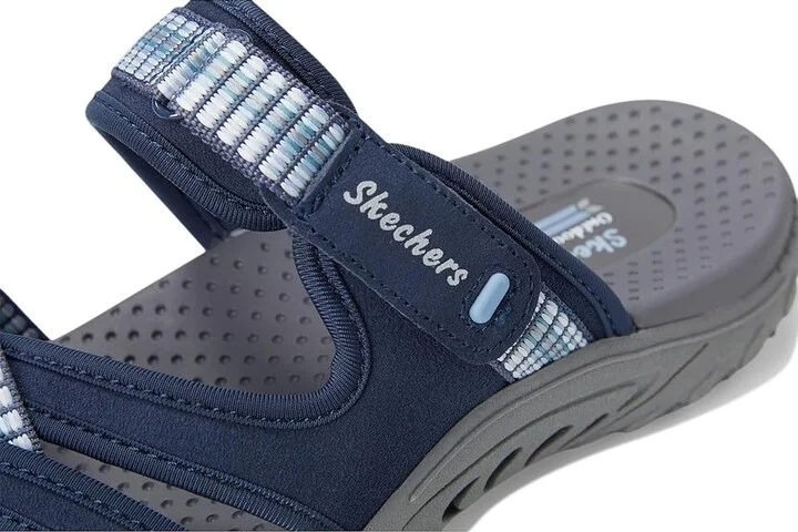 SKECHERS Reggae - Color-Full Women's Sandals Navy : 7.5 B - Medium, Leather/Textile - Image 7