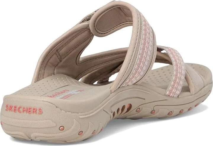 SKECHERS Reggae - Color-Full Women's Sandals Taupe : 6.5 B - Medium, Leather/Textile - Image 4