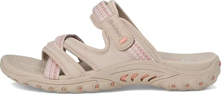 SKECHERS Reggae - Color-Full Women's Sandals Taupe : 6.5 B - Medium, Leather/Textile - Image 6