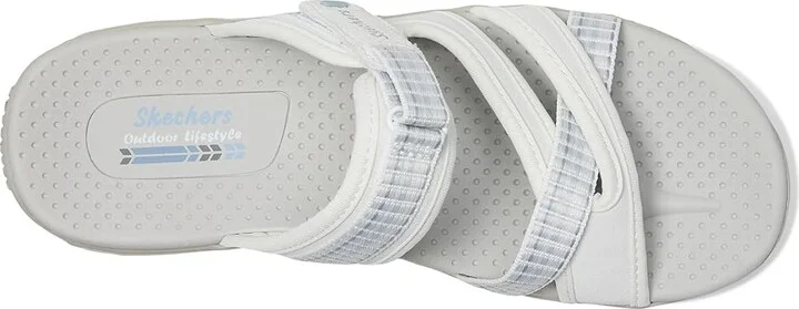 SKECHERS Reggae - Color-Full Women's Sandals White : 6.5 B - Medium, Leather/Textile - Image 2