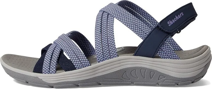 SKECHERS Reggae Cup - Smitten By You Women's Shoes Navy/Blue : 9 B - Medium, Synthetic/Textile - Image 5