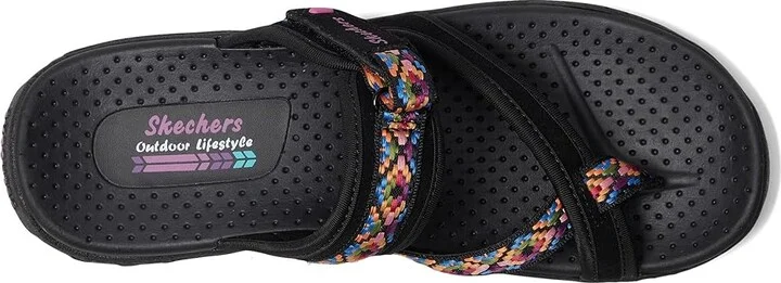 SKECHERS Reggae - Day-Dreamers Women's Sandals Black/Multi : 9 B - Medium, Rubber - Image 2