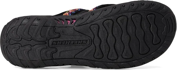 SKECHERS Reggae - Day-Dreamers Women's Sandals Black/Multi : 9 B - Medium, Rubber - Image 3