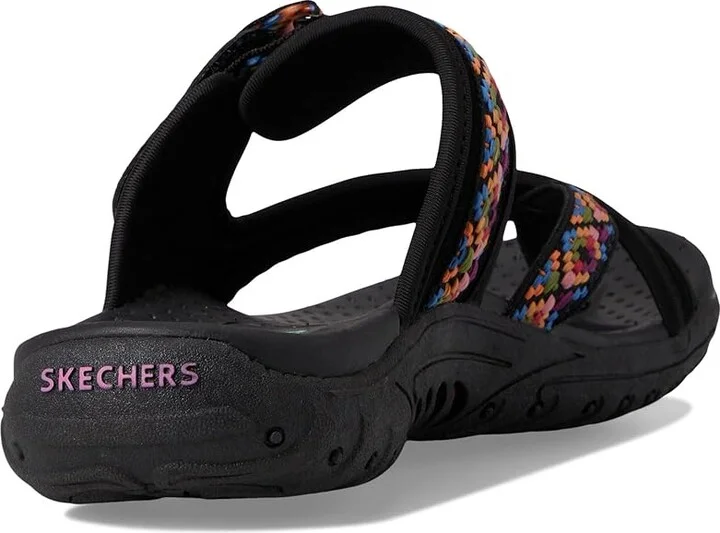 SKECHERS Reggae - Day-Dreamers Women's Sandals Black/Multi : 9 B - Medium, Rubber - Image 4