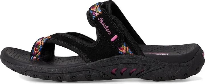 SKECHERS Reggae - Day-Dreamers Women's Sandals Black/Multi : 9 B - Medium, Rubber - Image 6