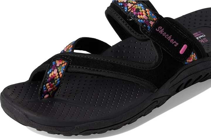 SKECHERS Reggae - Day-Dreamers Women's Sandals Black/Multi : 9 B - Medium, Rubber - Image 7
