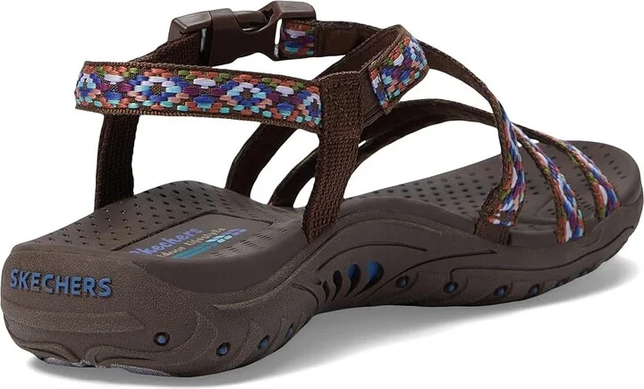 SKECHERS Reggae - Dream Weaver Women's Shoes Chocolate : 6 B - Medium, Textile - Image 4