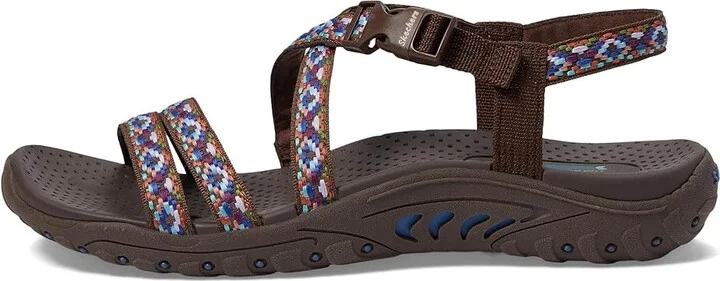 SKECHERS Reggae - Dream Weaver Women's Shoes Chocolate : 6 B - Medium, Textile - Image 5