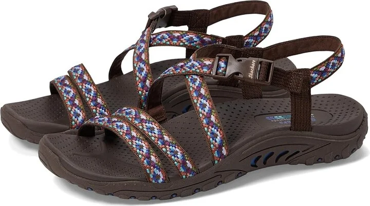 SKECHERS Reggae - Dream Weaver Women's Shoes Chocolate : 6 B - Medium, Textile