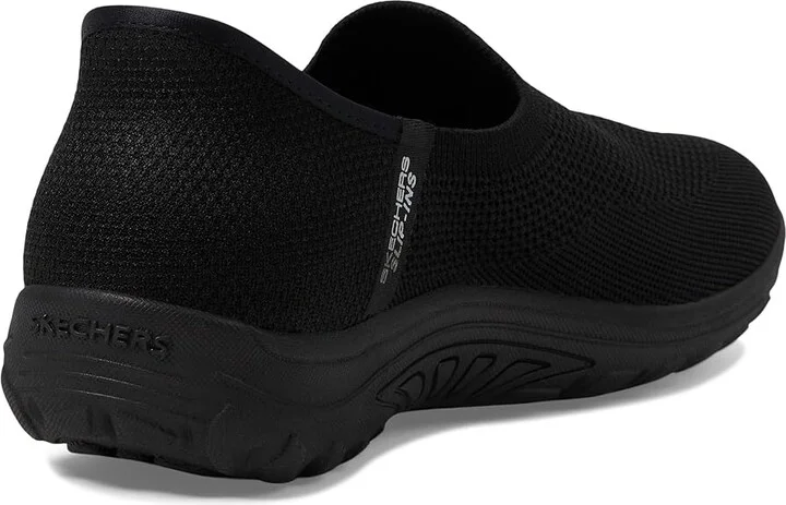 SKECHERS Reggae Fest - Fantasy Hands Free Slip-Ins Women's Flat Shoes Black : 9.5 B - Medium - Image 3
