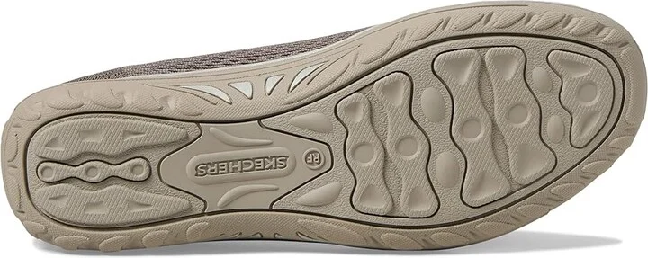 SKECHERS Reggae Fest - Willows Vibe Women's Flat Shoes Dark Taupe : 8 B - Medium, Suede - Image 2