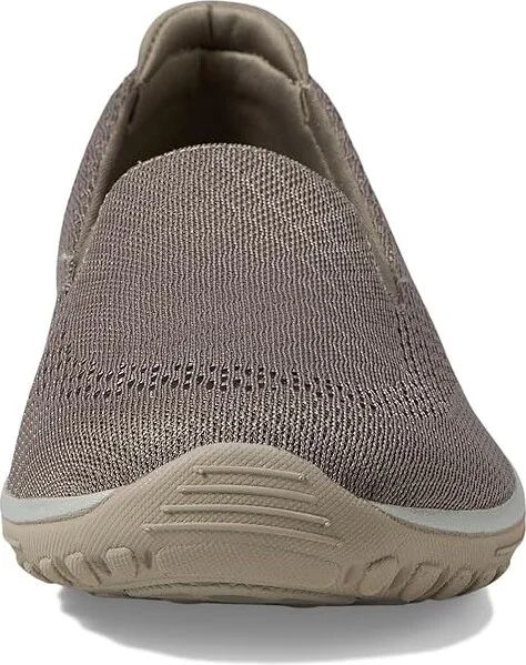 SKECHERS Reggae Fest - Willows Vibe Women's Flat Shoes Dark Taupe : 8 B - Medium, Suede - Image 4