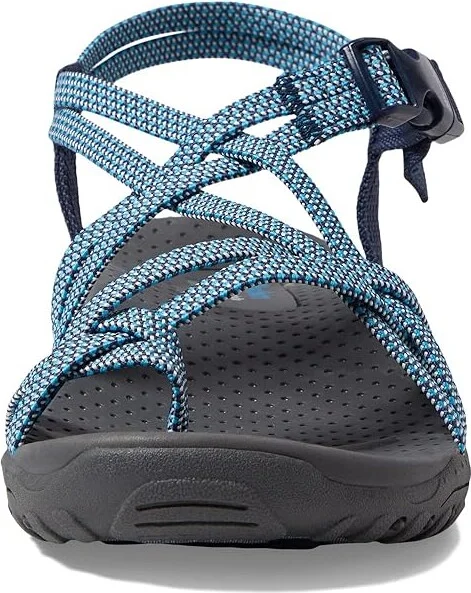 SKECHERS Reggae - Irie Mon Women's Shoes Blue/Navy : 5.5 B - Medium, Textile - Image 2