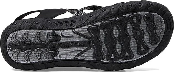 SKECHERS Reggae - Mendocino Women's Shoes Black : 6 B - Medium, Rubber/Textile - Image 3