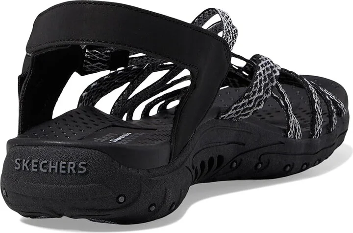 SKECHERS Reggae - Mendocino Women's Shoes Black : 6 B - Medium, Rubber/Textile - Image 4