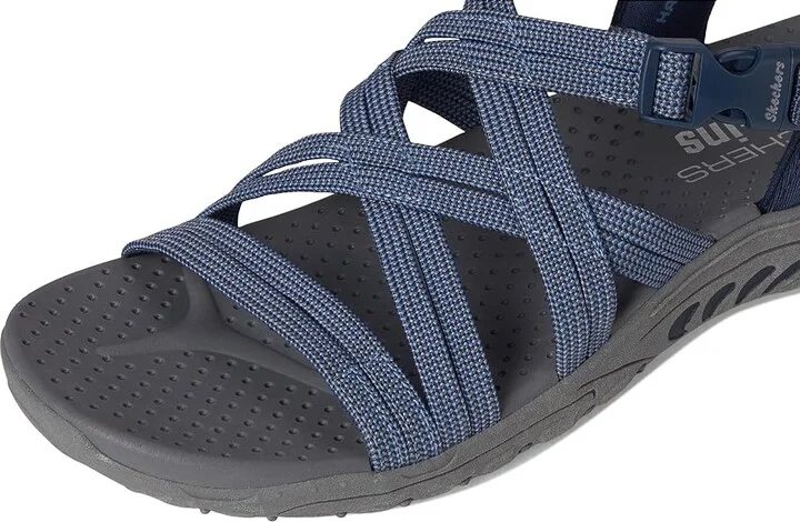 SKECHERS Reggae - Morning Light Women's Sandals Navy/Blue : 6.5 B - Medium - Image 7