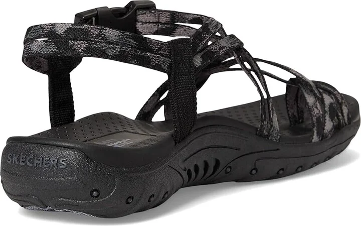 SKECHERS Reggae - Positive Space Women's Sandals Black : 6 C - Wide, Rubber - Image 4