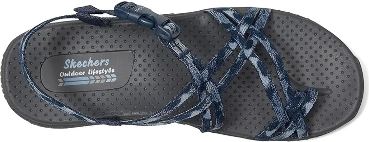 SKECHERS Reggae - Positive Space Women's Sandals Navy : 6.5 B - Medium, Rubber - Image 2