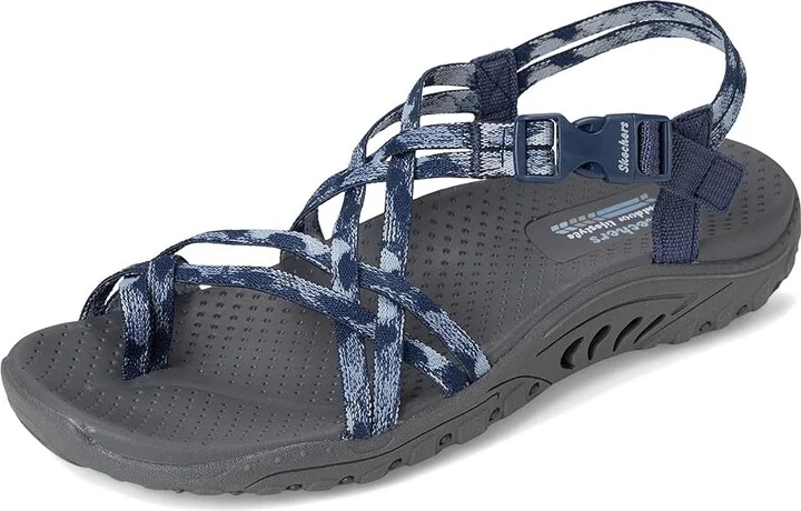 SKECHERS Reggae - Positive Space Women's Sandals Navy : 6.5 B - Medium, Rubber - Image 5