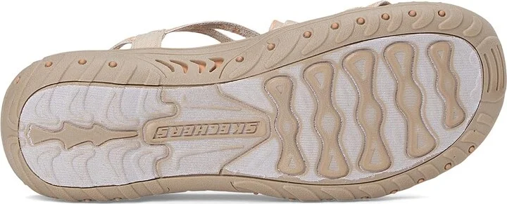 SKECHERS Reggae - Positive Space Women's Sandals Taupe : 7 B - Medium, Rubber - Image 3