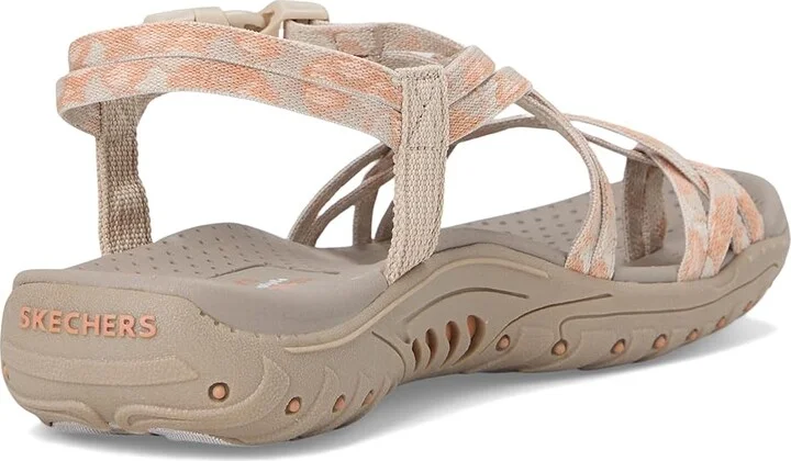SKECHERS Reggae - Positive Space Women's Sandals Taupe : 7 B - Medium, Rubber - Image 4