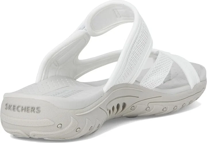 SKECHERS Reggae - Ray Of Charm Women's Sandals White : 9.5 B - Medium, Textile - Image 4
