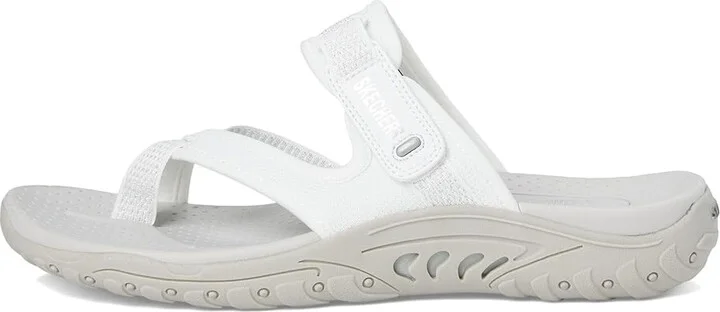 SKECHERS Reggae - Ray Of Charm Women's Sandals White : 9.5 B - Medium, Textile - Image 6