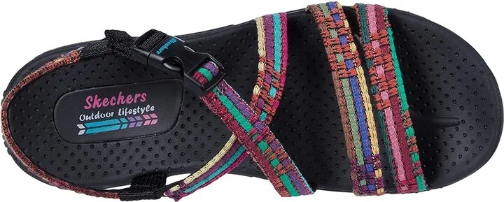 SKECHERS Reggae - Sew Me Women's Shoes Black : 7 B - Medium, Textile - Image 3