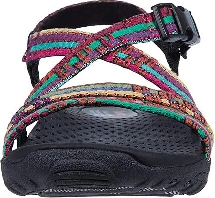 SKECHERS Reggae - Sew Me Women's Shoes Black : 7 B - Medium, Textile - Image 6