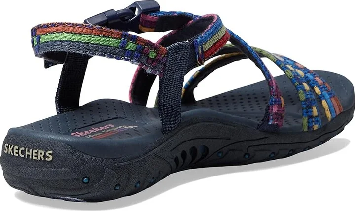 SKECHERS Reggae - Sew Me Women's Shoes Navy : 5.5 B - Medium, Textile - Image 5