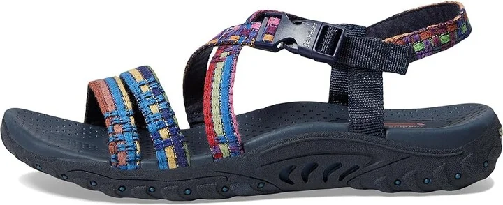 SKECHERS Reggae - Sew Me Women's Shoes Navy : 5.5 B - Medium, Textile - Image 7