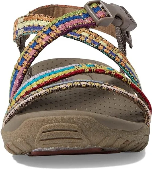 SKECHERS Reggae - Sew Me Women's Shoes Taupe : 5 B - Medium, Textile - Image 2