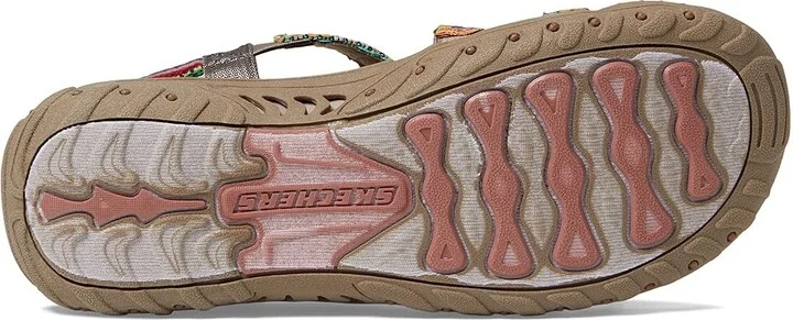 SKECHERS Reggae - Sew Me Women's Shoes Taupe : 5 B - Medium, Textile - Image 3