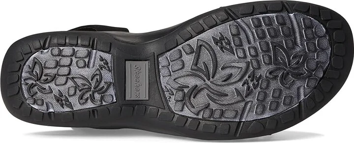 SKECHERS Reggae Slim - Coffee Run Women's Sandals Black/Black : 11 B - Medium, Textile - Image 3