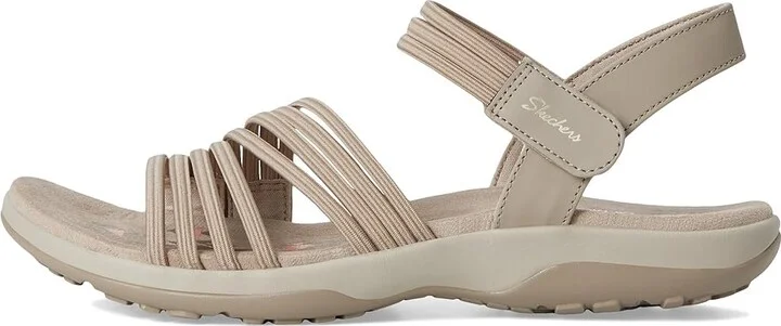SKECHERS Reggae Slim - Coffee Run Women's Sandals Taupe : 11 B - Medium, Textile - Image 6
