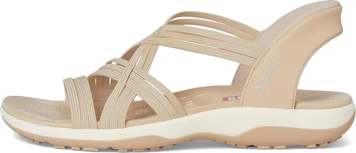 SKECHERS Reggae Slim - Simply Stretchy Hands Free Slip-Ins Women's Shoes Natural : 9 B - Medium, Synthetic - Image 6