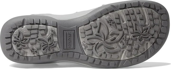 SKECHERS Reggae Slim - Stretch Flex Hands Free Slip-Ins Women's Shoes Grey : 5 B - Medium, Rubber - Image 3