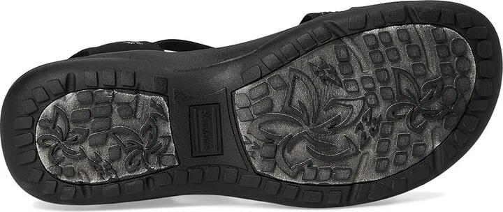 SKECHERS Reggae Slim - Summer Sparkle Women's Sandals Black/Black : 6 B - Medium, Leather - Image 3