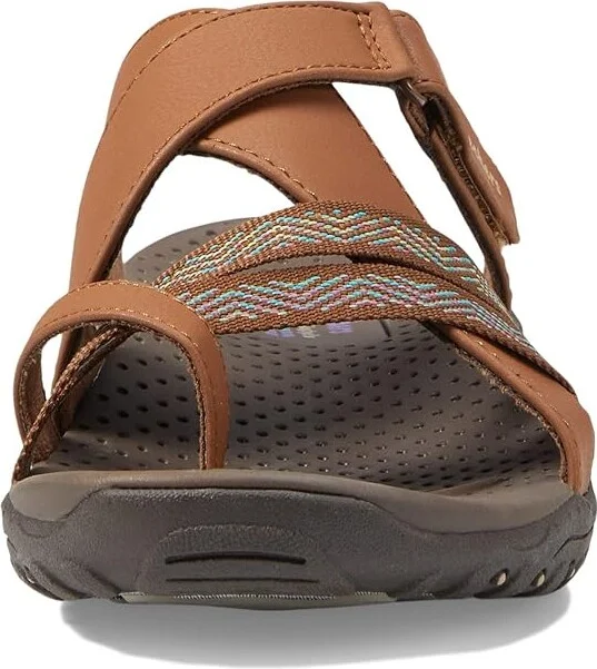 SKECHERS Reggae - Sunday Stroll Women's Shoes Brown : 5 B - Medium, Synthetic/Textile - Image 2