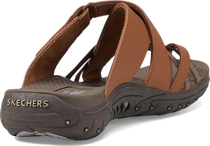 SKECHERS Reggae - Sunday Stroll Women's Shoes Brown : 5 B - Medium, Synthetic/Textile - Image 4